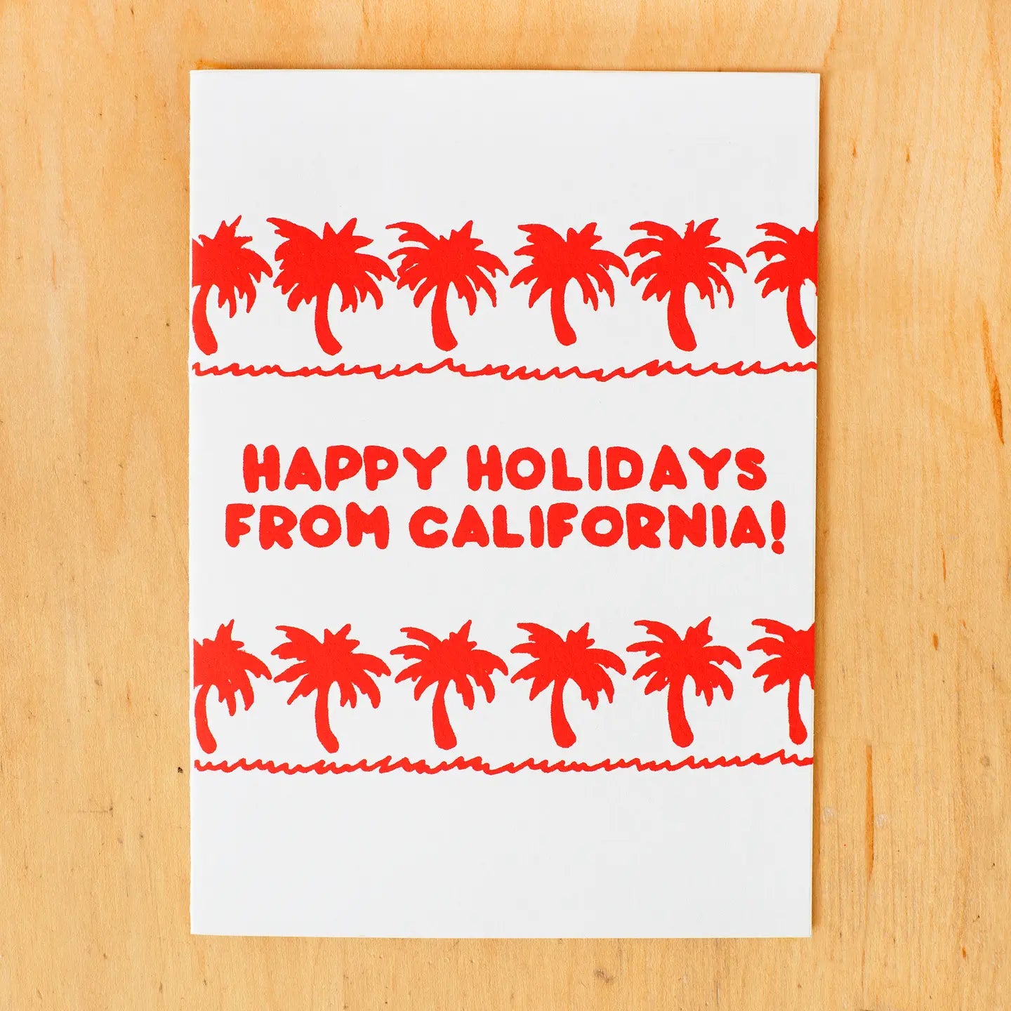 Happy Holidays from California Palms Card