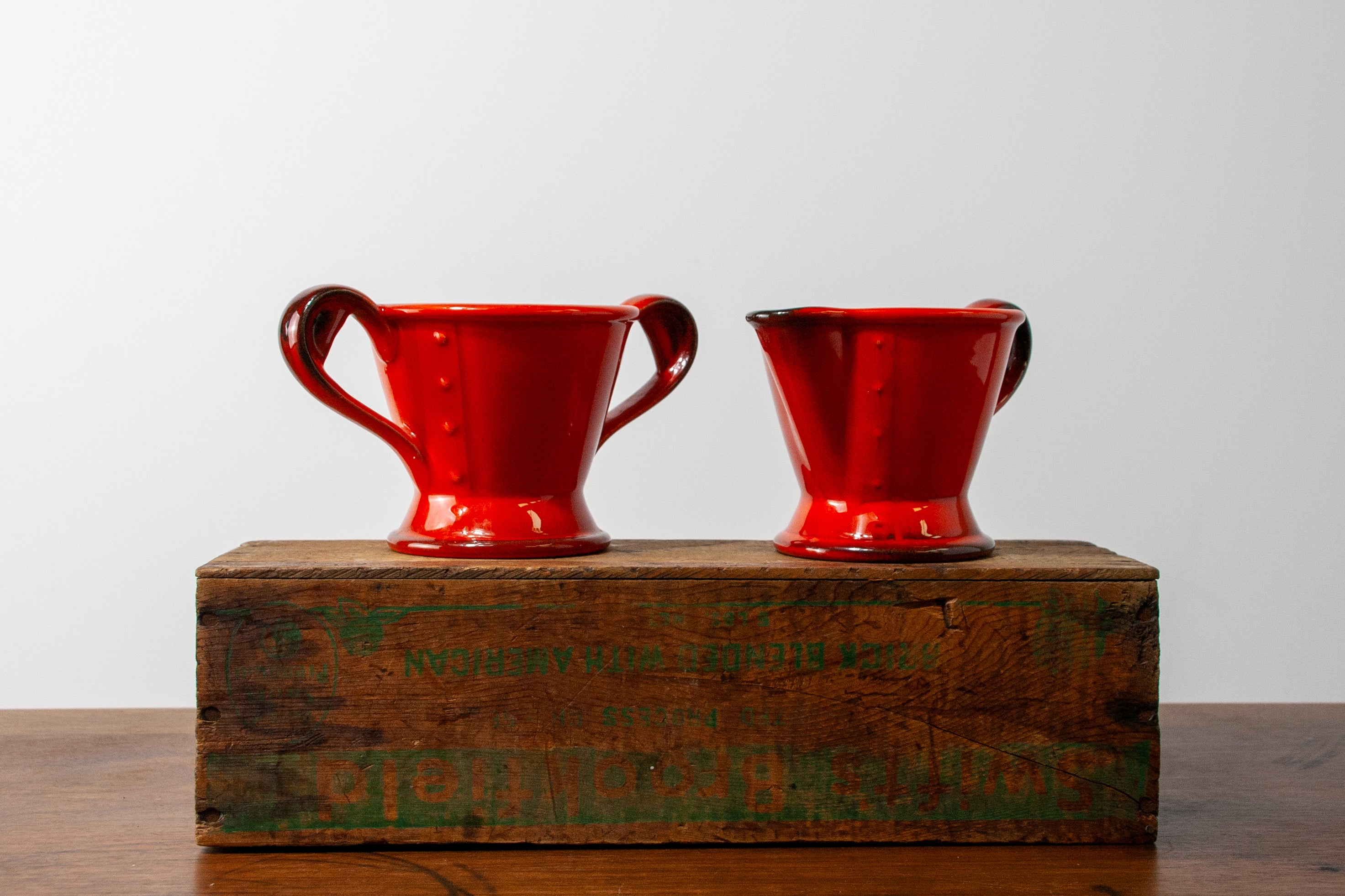 shopping discount Vintage Ceramic Metlox Pottery Red Rooster Sugar Bowl ...