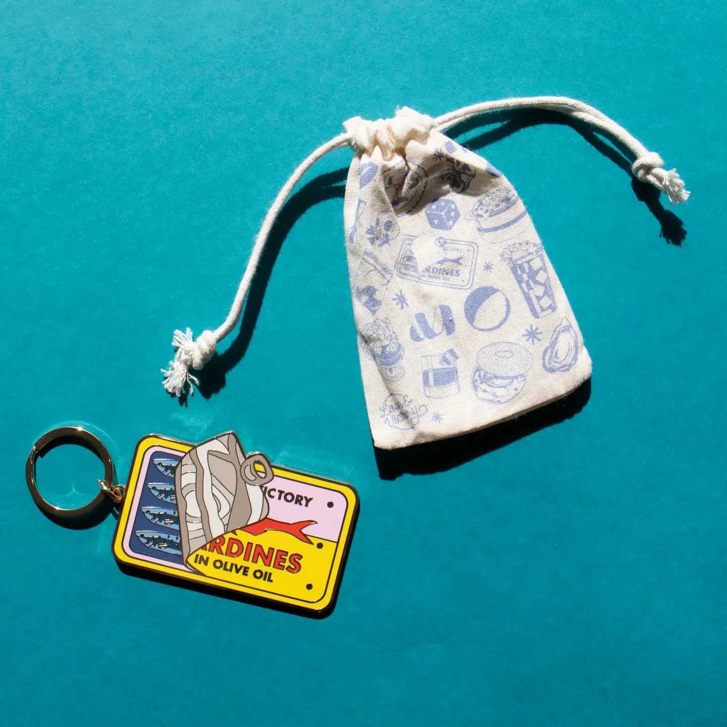 Sardines Keychain